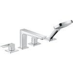 Hansgrohe - robinet mlangeur bain douche 4 trous poigne trier metropol chrom