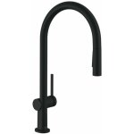 Hansgrohe - m54 - mitigeur d'vier talis avec douchette extractible, sbox, noir mat 72801670