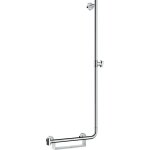 Hansgrohe - unica barre de douche comfort 110 cm avec poign�e � gauche, sans flexible blanc / chrom�