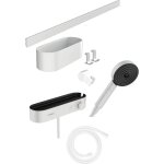 Hansgrohe - wallstoris ensemble d'accessoires de douche avec thermostatique blanc mat