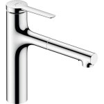 Hansgrohe - zesis m33 mitigeur de cuisine 160 avec douchette extractible 2 jets chrom� 74801000