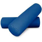 Coussin cylindrique 50x15 bleu pack 2 units 50x15 bleu