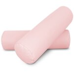 Coussin cylindrique 50x15 rose pack 2 units 50x15 rose