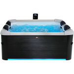 Happy garden - mspa - spa rigide connect� carr� 160cm oslo - 6 places + lot de 8 filtres