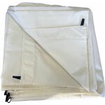 Happy garden - toile pour pergola autoportante 3  3m cassis beige