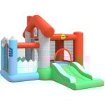 Happy hop - chteau gonflable avec toboggan 272x257x220 cm pvc
