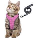 Harnais chat harnais petit chien et chiot, laisse harnais chaton r�glable, gilet respirant s�curit� balade ...