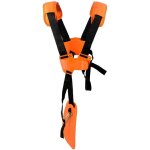 Harnais d�broussailleuse - bandouli�re double - harnais de doudeuse - pour d�broussailleuse, tron�onneuse ...
