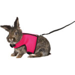 Harnais doux avec laisse, grand lapin 25 - 40 cm, 1, 20 m
