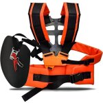 Harnais effort r�glable confortable, harnais � epaule pratique confort pour d�broussailleuse tondeuse ...