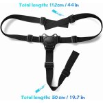 Harnais de scurit bb rglable  3 points - ceinture de scurit pour chaise haute et poussette enfant ...
