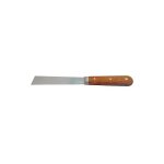 Spatule peintre 25 mm haromac passage, lame conique, inox, bois de rose