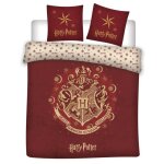 Harry potter - parure de lit double r�versible blason hogwarts - rouge - 200 cm x 200 cm