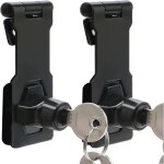 Hasp 2 pack 3 inch lock hasp boxes with key hasp with lock and hasp metal locking key