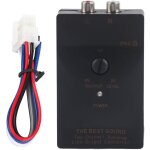 Haut - parleur stro de sortie rca pour voiture, convertisseur de niveau haut  bas avec fonction de ...