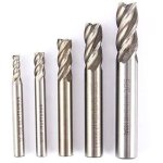 Haute qualit� 4mm - 12mm hss cnc tige droite 4 fl�te fraise fraise foret