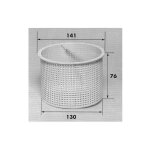 Hayward - panier de skimmer avec anse pour piscine - blanc - spx1096ca