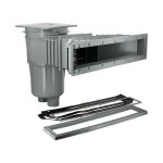 Hayward - skimmer miroir grande meurtri�re - couleur: gris clair