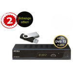 Hdme - pack optex 9832 tnt hd double tuner + disque dur externe (cl�s usb 16g) - garanti 2 ans avec echange ...