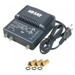 Amplificateur tnt 2 sorties gain 25db + 3 fiches f - hdsat Amplificateur tnt 2 sorties gain 25db + 3 fiches f - hdsat