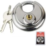 Heavy duty cadenas rond, cadenas exterieur, stainless steel padlocks outdoor antivol garage waterproof ...