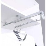 Heavy duty porte - v�tements extractible porte pantalon cintre coulissant, penderie telescopique, rail ...