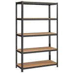 Heavy duty steel garage shelving unit 175kg per shelf Heavy duty steel garage shelving unit 175kg per shelf