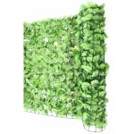 Hhg - haie artificielle / brise vue pour balcon, feuilles, 300x100cm