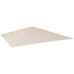 Hegele - toile de rechange pour parasol dport hhg, 3 x 4 m, crme