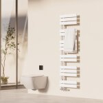 Heilmetz - s�che - serviettes 140 x 40 cm radiateur � eau chaude blanc, anti - bact�rien, 570w, pour ...