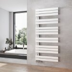 Heilmetz - s�che - serviettes 140 x 60 cm radiateur � eau chaude blanc, anti - bact�rien, 798w, pour ...