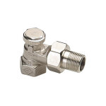 Regutec t de rglage raccord de retour laiton nickel equerre dn 15 (1 / 2')