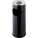 Cendrier sur pied, capacit 13 l, h x  600 x 250 mm, - helit