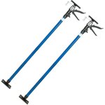 Helloshop26 - 2 x etais t�lescopique support barre tiges traverse de plafond set 115 - 290 cm 30 kg