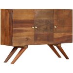 Helloshop26 - buffet bahut armoire console meuble de rangement bois recycl massif 110 cm marron