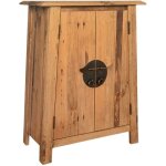 Helloshop26 - buffet bahut armoire console meuble de rangement latrale de salle de bain pin recycl ...