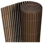 Cl�ture brise vue brise vent pvc 200 x 300 cm brun