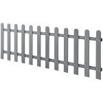 Helloshop26 - clture dcorative brise vue brise vente bois composite 200 x 60 cm gris