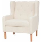 Helloshop26 - fauteuil chaise siège lounge design club sofa salon tissu blanc crème Helloshop26 - fauteuil chaise siège lounge design club sofa salon tissu blanc crème
