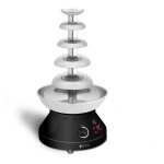 Helloshop26 - fontaine � chocolat 5 �tages 4 litres acier inoxydable