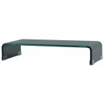 Helloshop26 - meuble tl buffet tv tlvision design pratique support pour moniteur 60 cm verre noir ...