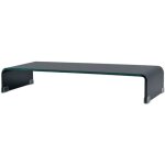 Helloshop26 - meuble tl buffet tv tlvision design pratique support pour moniteur 70 cm verre noir ...
