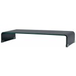 Helloshop26 - meuble tl buffet tv tlvision design pratique support pour moniteur 80 cm verre noir ...