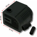 Pompe d'aquarium eco 200l / h 2 watts pour aquarium aquariophilie