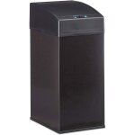 Helloshop26 - poubelle automatique cuisine design capteur couvercle seau intrieur 7 litres noir