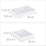 Helloshop26 - range - couverts avec casiers modulables extensible bambou blanc