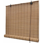 Helloshop26 - store enrouleur bambou brun 120 x 160 cm fentre rideau pare - vue volet roulant