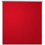 Helloshop26 - store enrouleur rouge occultant 120 x 175 cm fen�tre rideau pare - vue volet roulant
