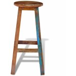 Helloshop26 - tabouret de bar design chaise sige bois massif recycl