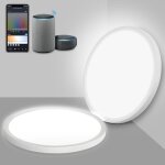 Hengda - swanew 24w plafonnier led rgb dimmable lampes ip44 avec 2700k - 6500k pour chambre à coucher ... Hengda - swanew 24w plafonnier led rgb dimmable lampes ip44 avec 2700k - 6500k pour chambre à coucher ...